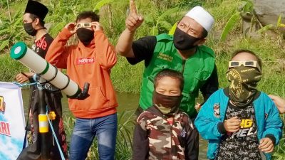 LFNU Kabupaten Mojokerto Ajak Masyarakat Intip Gerhana Matahari Cincin