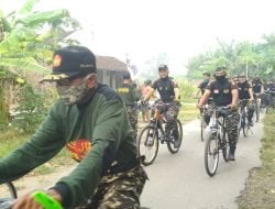Merajut Kebersamaan, PAC GP Ansor Kec. Bangsal Gelar Gowes Kebangsaan
