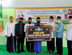 Sosialisasi Labelisasi Masjid NU, LTM NU Kab. Mojokerto mengundang 140 Takmir Masjid