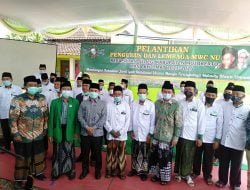 KH. Abd Adzim Alwy Resmi Lantik Pengurus MWCNU Gedeg