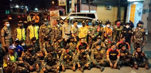 Posko Pengamanan Satkoryon Banser Ngoro Ditempatkan Dilima Titik Selama Takbiran Idul Fitri