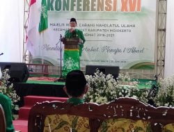 Konferensi MWC NU Kecamatan Pacet, KH. M. Yusuf : Progam Yang Saya Rintis, Semoga Dilanjutkan Pengurus Berikutnya