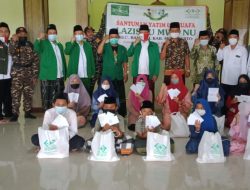 Peringati HUT RI ke 76, Lazisnu Bangsal Santuni 77 Anak Yatim dan Dhuafa