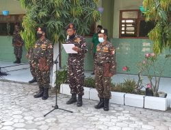 Hidupkan Nasionalisme Pada HUT RI ke 76, PAC GP Ansor Kecamatan Mojosari Gelar Upacara Bendera