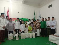 Meriahkan HUT RI ke 76, Lazisnu Kecamatan Mojosari Santuni 25 Anak Yatim