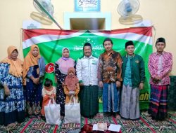 Ramaikan Ngaji Kader, LAZISNU Mojosari Santuni Anak Yatim