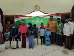 LAZISNU Mojosari Berbagi Kebahagiaan Dengan Anak Yatim Desa Mojosulur
