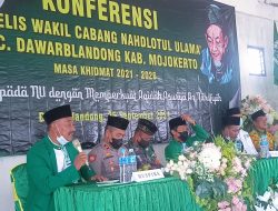 H. Sofwan Kembali Terpilih Menjadi Ketua MWCNU Dawarblandong Periode 2021/2026
