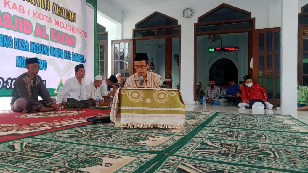 PC. LDNU Kabupaten Mojokerto Gelar Ngaji Ahadan di Desa Kedung Uneng Bangsal