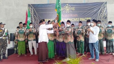 Pelantikan MWCNU Pacet, Gus Barra, “Menjadi Pengurus NU adalah Ladang Berkhidmah”