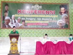 Konferensi MWCNU Pungging, KH. Abd. Adzim Alwi, “Pengurus NU Harus Rukun”