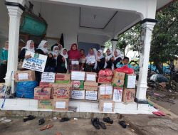 PC Fatayat Kabupaten Mojokerto Salurkan Bantuan Untuk Korban Kebakaran Dusun Tameng