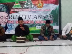 Rijalul Ansor dan Banser Mojosari Gelar Rutinan Sholawat dan Istighosah Sebagai Bentuk Silaturahmi dan Konsolidasi