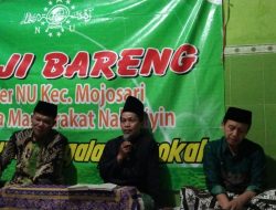 Hadiri Ngaji Selosoan, Camat Mojosari Berikan Kesempatan Banom NU Untuk Berkegiatan