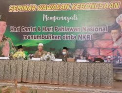 Seminar Wawasan Kebangsaan ; Gus Masduki, ” Orang Yang Tidak Cinta Tanah Air Bagaikan Pohon Tanpa Akar”
