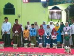 Lazisnu MWCNU Jetis Salurkan Santunan Kepada 20 Yatim dan Dhuafa di Desa Sawo