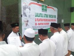 MWC NU Puri Gelar Lailatul Ijtima’ Sekaligus Pelantikan PAR NU Se-Ranting Plososari