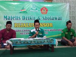 MDS Rijalul Ansor Kemlagi Berdoa Untuk Saudara Terdampak Letusan G. Semeru