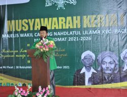 Ketua PCNU Kabupaten Mojokerto Buka Gelaran Musyawarah Kerja I MWC NU Pacet