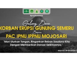 PAC IPNU IPPNU Mojosari Kompak Turun Ke Jalan Gelar Aksi Galang Dana