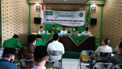 Percepat Sertifikasi Wakaf BHPNU, PCNU Kabupaten Mojokerto Gandeng BPN, Kemenag dan BWI