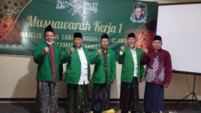 Musyker MWCNU Trawas Dibuka Langsung Oleh Ketua PCNU Kab. Mojokerto 