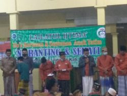 Ranting NU Jatirejo Gelar Lailatul Ijtima’ Dan Santunan Anak Yatim