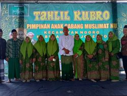 Perdana, PAC Muslimat NU Ngoro Kembali Adakan Diba’ Dan Tahlil Kubro Serta Santunan Anak Yatim