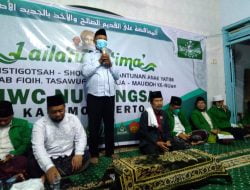 Sinergitas Tokoh Masyarakat dan Tokoh Agama di Acara Rutin Lailatul Ijtima’ MWC NU Kecamatan Bangsal