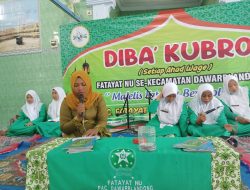 PAC Fatayat NU Dawarblandong Gelar Diba’ Kubro