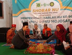 Tumpengan Warnai Peringatan Harlah NU ke-96 dan SHOBAR Perdana IPNU IPPNU