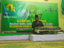 Uri-Uri Budoyo An-Nahdliyah, MWCNU Ngoro Gelar Ngaji Kitab Kuning