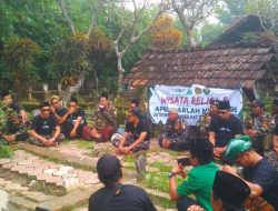 Mengenang dan Meneladani Jasa Muasis Nahdlatul Ulama, Satkoryon Banser Kecamatan Ngoro Gelar Ziarah