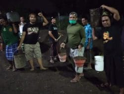 Tunjukkan Cinta NU, Ansor Adakan Kerja Bakti Untuk Pembangunan MWCNU Ngoro