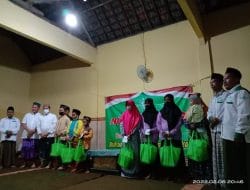 Berbagi Kebahagiaan, LAZISNU MWC NU Mojosari Santuni Anak Yatim Desa Modopuro