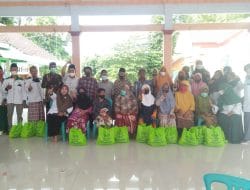 LAZISNU Puri Bagi-bagi Sembako, Ketua Ranting NU Desa Puri: Jangan Lihat Barangnya Tapi Nilainya