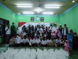 Berbagi Kebahagiaan, LAZISNU Bangsal Gandeng PC LAZISNU Kab. Mojokerto Santuni 100 Anak Yatim