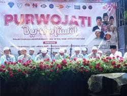 Peringati Isro’ Mi’roj, Karang Taruna Desa Purwojati Berkolaborasi Dengan Banom NU Adakan Gebyar Sholawat