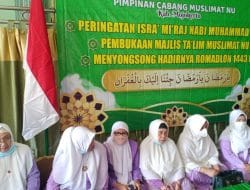 Peringati Isro Miroj, PC Muslimat Gelar Pengajian dan Donor Darah