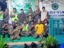 BANSER Trowulan Siapkan 4 Ring Pengamanan Haflah Akhirussanah dan Haul Majelis Taklim Raudhatul Karim Semanding