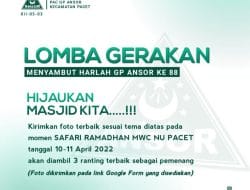 Momen Harlah ke-88, GP Ansor Pacet Gelar Lomba Hijaukan Masjid Kita