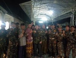 Kenakan Jaket Banser, Camat Pungging Hadir Saat Safari Ramadhan