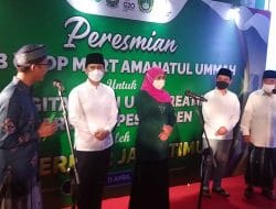 Resmikan Grab Opop Mart PP Amanatul Ummah, Begini Harapan Khofifah Indar Parwansah