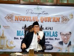 Awali Kegiatan di Separuh Akhir Ramadhan, Masjid Al Ikhlas Dusun Kendalsari Adakan Pengajian Umum