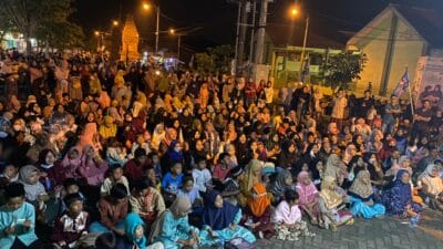 Pawai Takbir Keliling Kolaborasi Nahdlatul Ulama dan Desa Bendunganjati