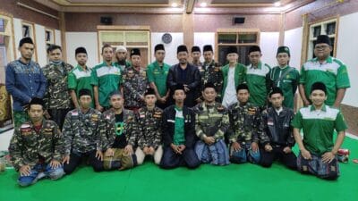 Perkuat Silaturahmi GP Ansor Kecamatan Pacet Gelar Halal Bihalal dan Sowan Kyai Mojokerto