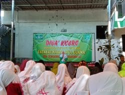Bertepatan dengan HUT RI ke-77, PAC Fatayat NU Mojosari Gelar Diba’ Kubro Perdana 