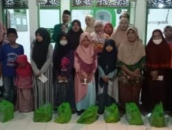 Lazisnu Ranting NU Desa Canggu Gelar Santunan Anak Yatim
