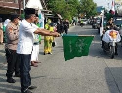 Pawai Taaruf MWCNU Jetis Dilepas Oleh Camat Jetis