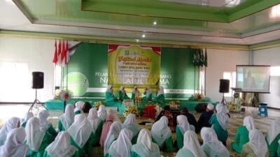 Semarak HSN 2022 dan Maulid Nabi, Fatayat NU Mojosari Gelar Lomba Sholawat Diba’